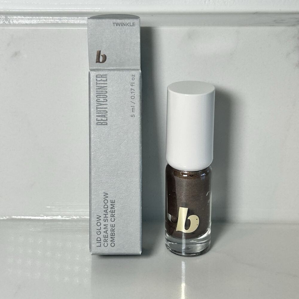 Beautycounter Lid Glow Cream Shadow TWINKLE Shimmering Silvery Taupe 0.17 oz/5ml
